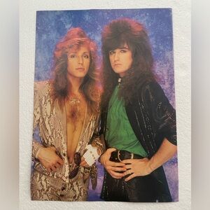 Vintage Stryper Robert & Michael Sweet pinup